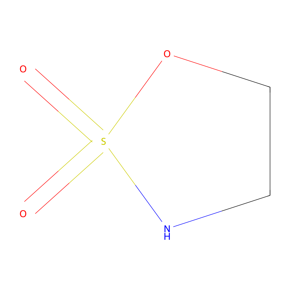1,2,3-Oxathiazolidine 2,2-dioxide molecular structure, CAS 19044-42-9