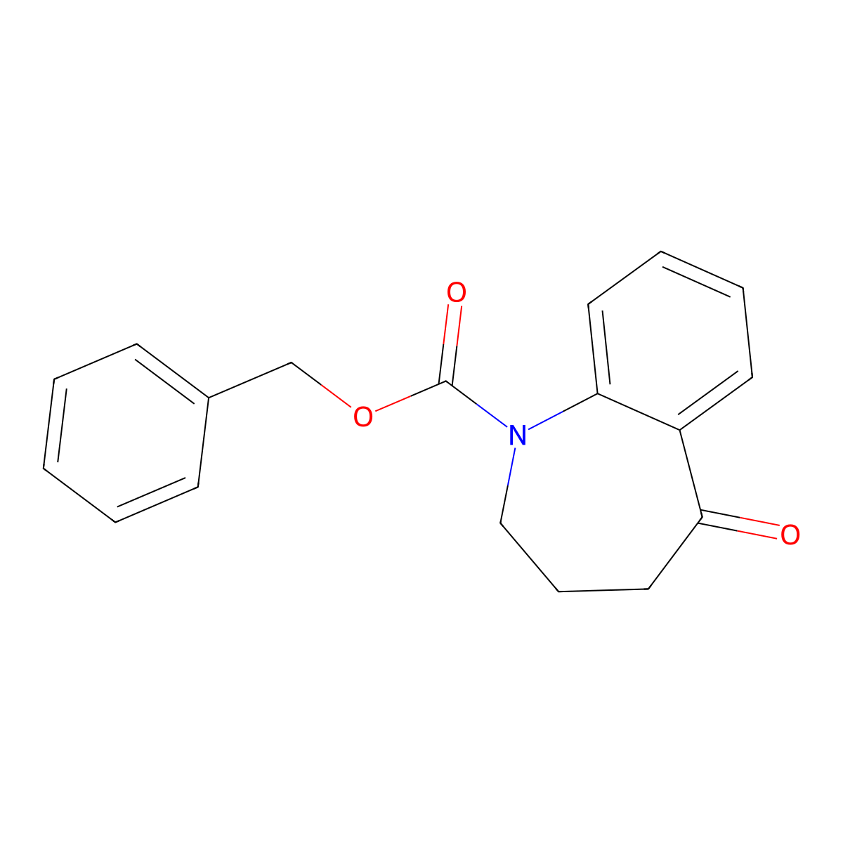 benzyl 5-oxo-2,3,4,5-tetrahydro-1H-1-benzazepine-1-carboxylate molecular structure, CAS 1904593-70-9
