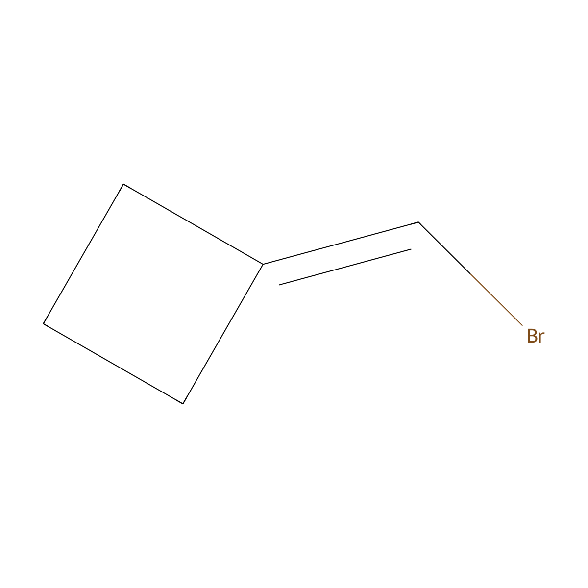 (Bromomethylidene)cyclobutane molecular structure, CAS 1905-06-2