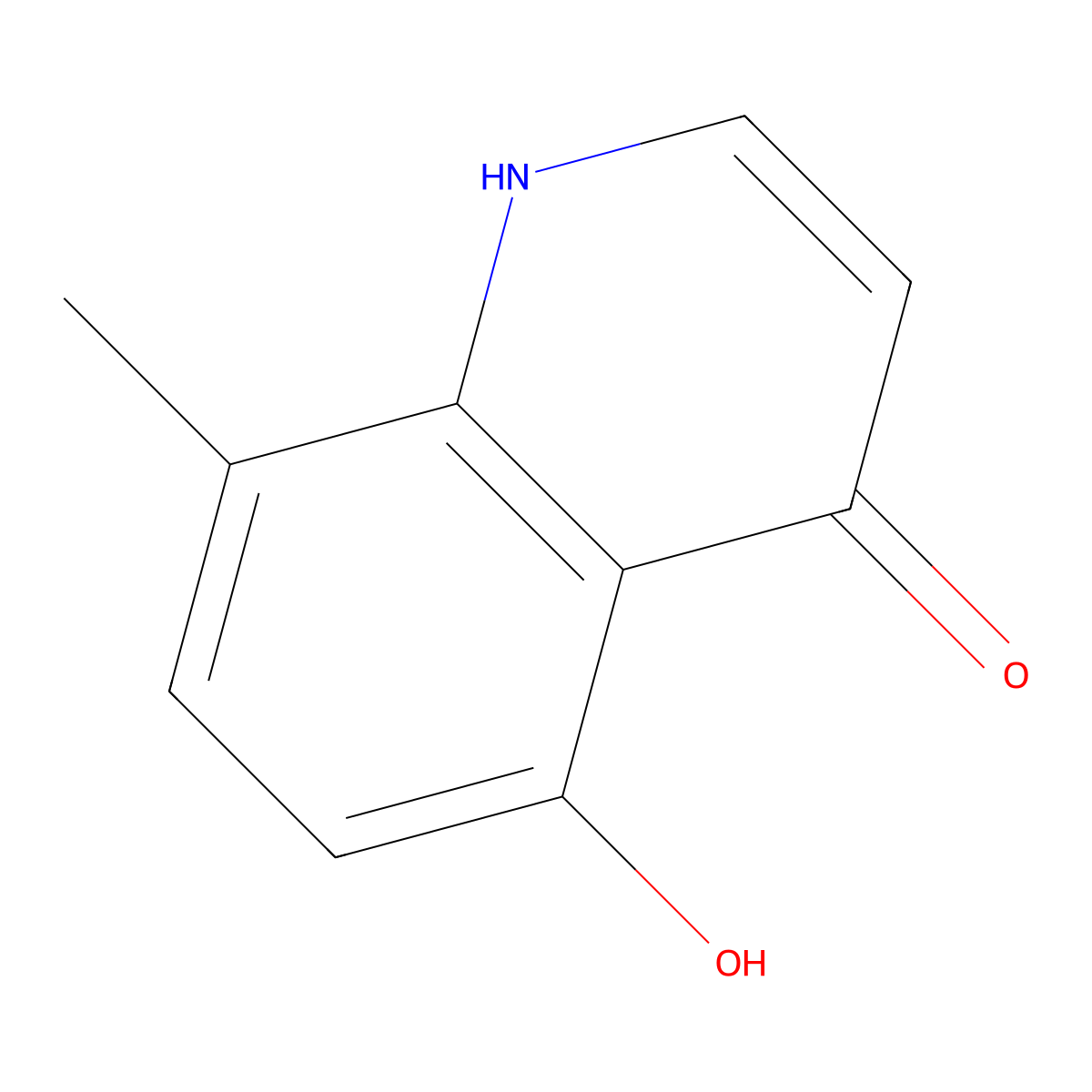 5-Hydroxy-8-methylquinolin-4(1H)-one molecular structure, CAS 190516-92-8