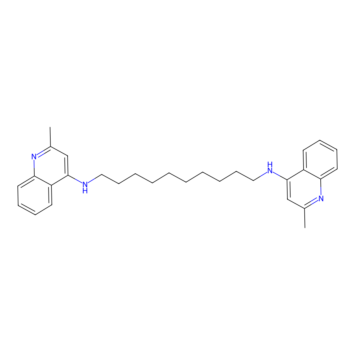 Quindecamine molecular structure, CAS 19056-26-9