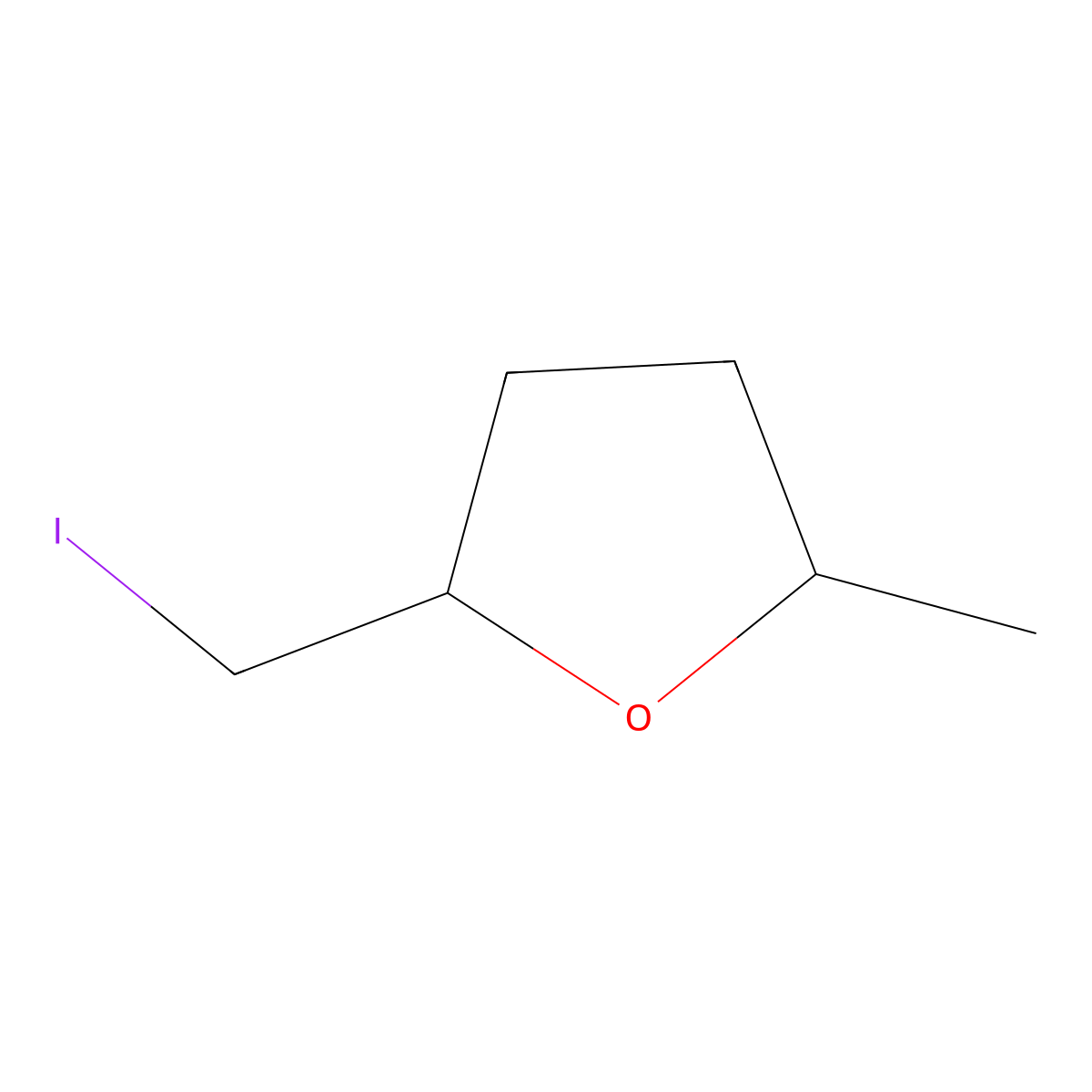 2-(Iodomethyl)-5-methyloxolane molecular structure, CAS 19056-49-6