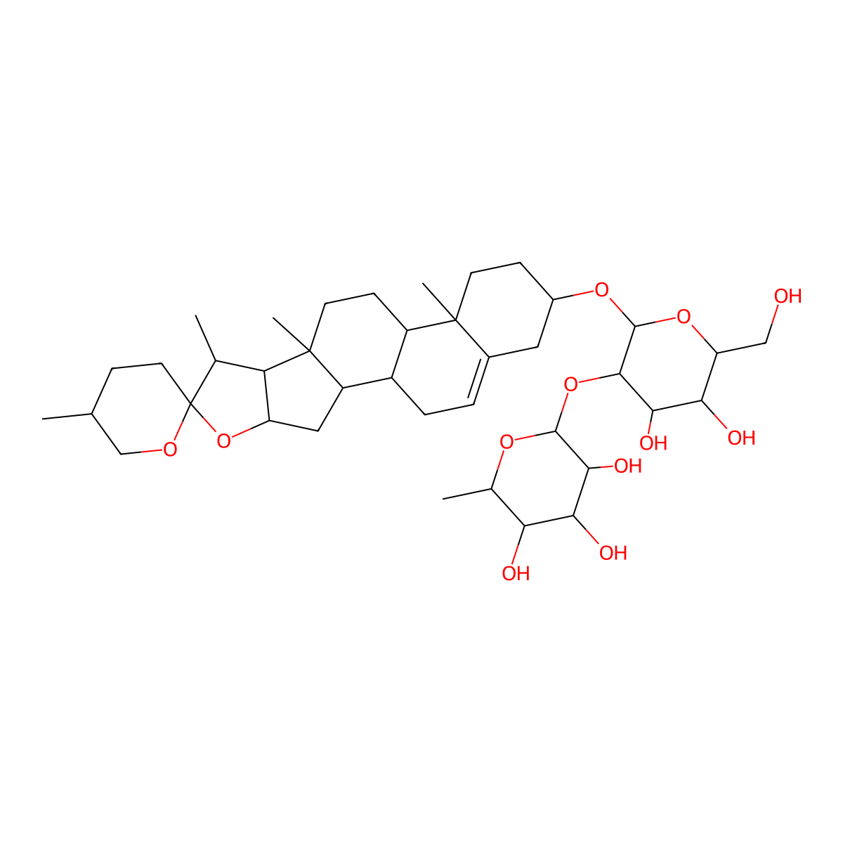 Prosapogenin A molecular structure, CAS 19057-67-1