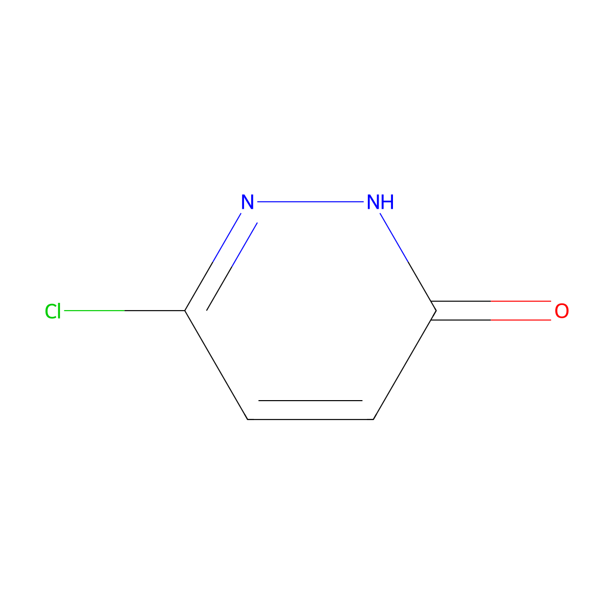 6-Chloropyridazin-3-ol molecular structure, CAS 19064-67-6