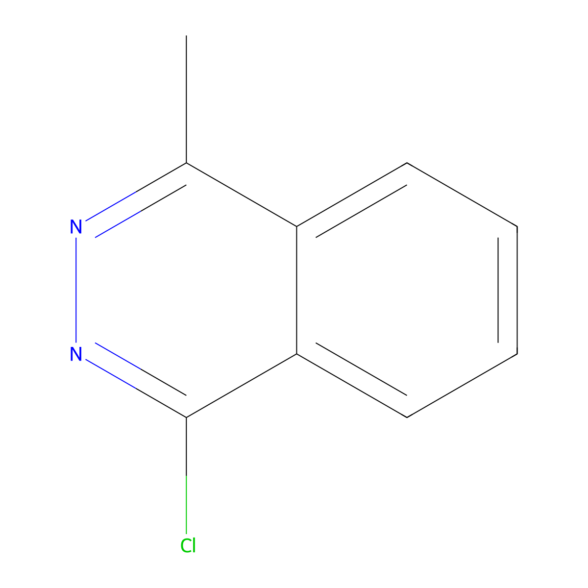 1-Chloro-4-methylphthalazine molecular structure, CAS 19064-68-7