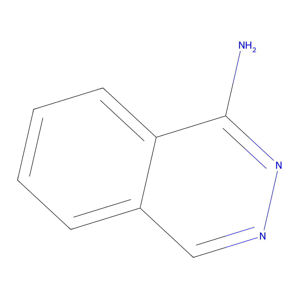 1-Phthalazinamine molecular structure, CAS 19064-69-8
