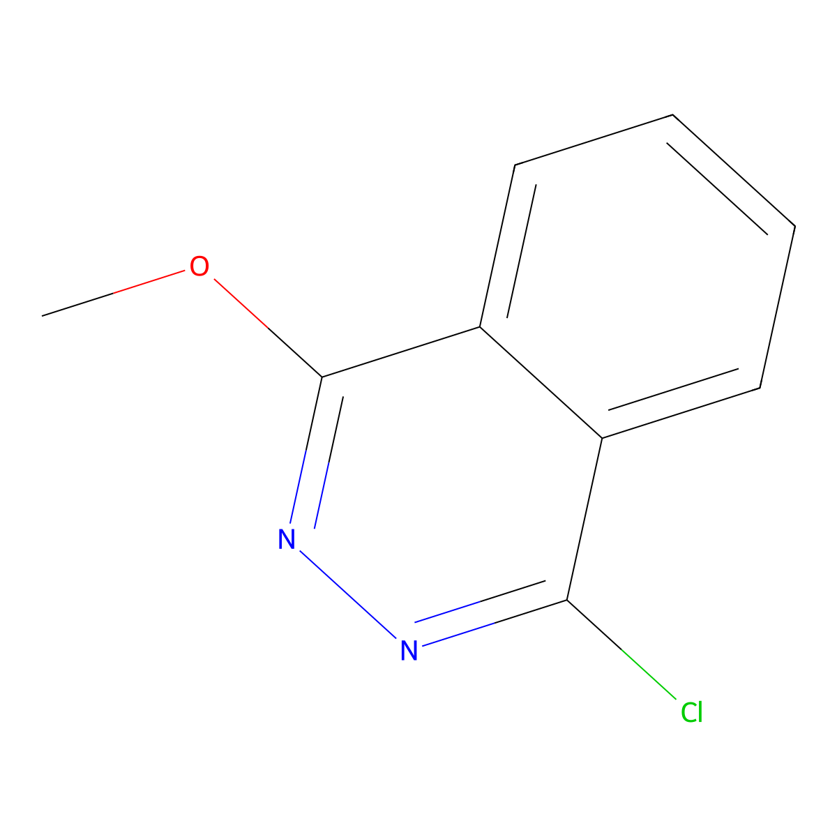 1-Chloro-4-methoxyphthalazine molecular structure, CAS 19064-71-2