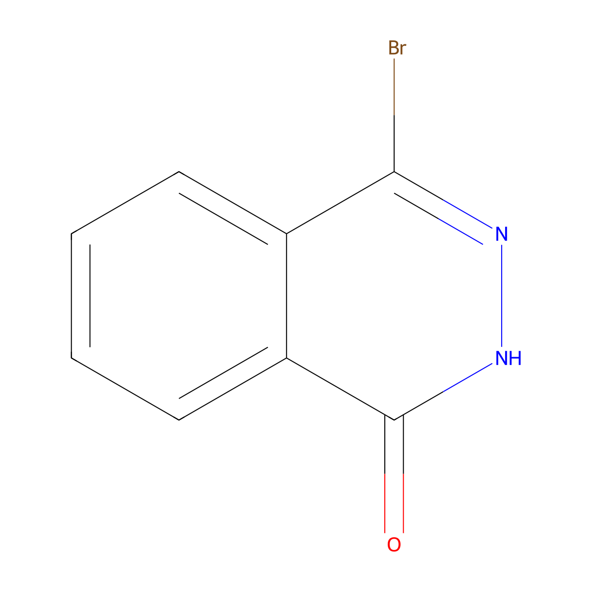 4-Bromo-1,2-dihydrophthalazin-1-one molecular structure, CAS 19064-73-4