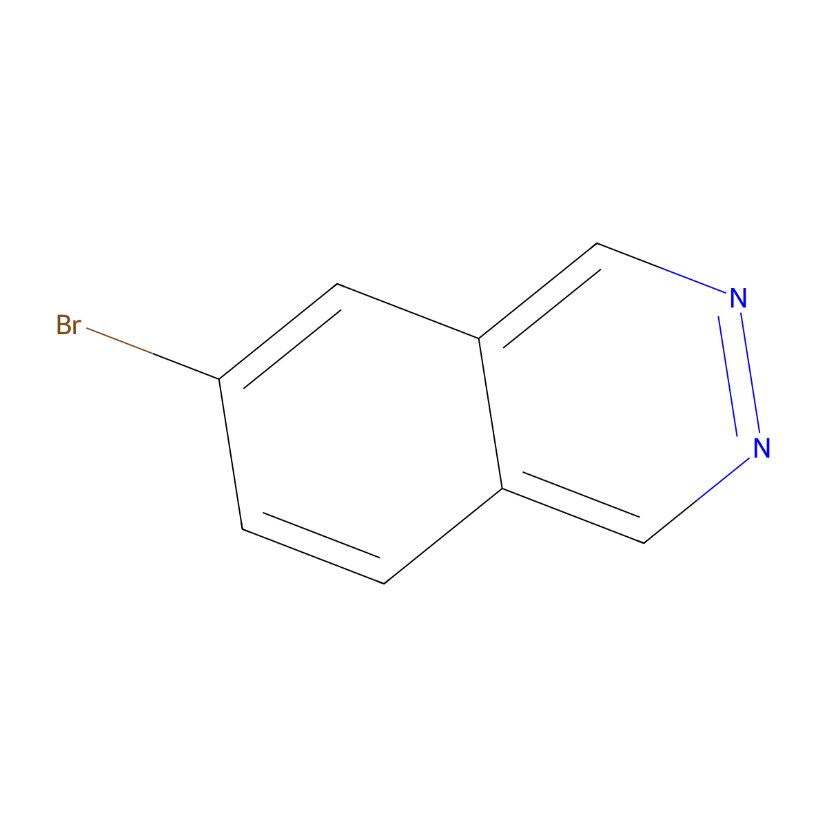 6-Bromophthalazine molecular structure, CAS 19064-74-5
