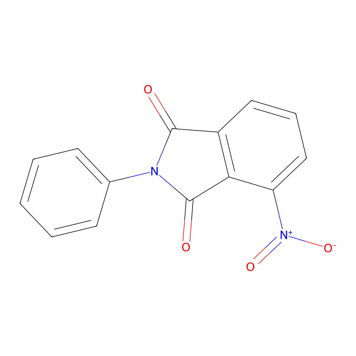 1h-Isoindole-1,3(2h)-dione, 4-nitro-2-phenyl- molecular structure, CAS 19065-85-1