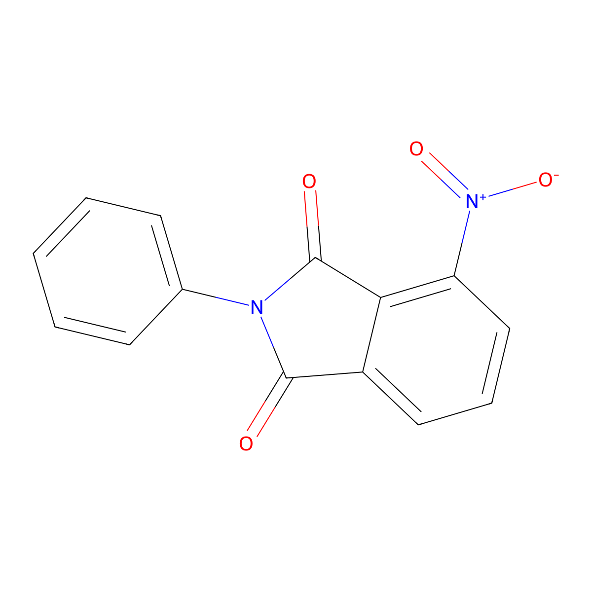 1h-Isoindole-1,3(2h)-dione, 4-nitro-2-phenyl- molecular structure, CAS 19065-85-1
