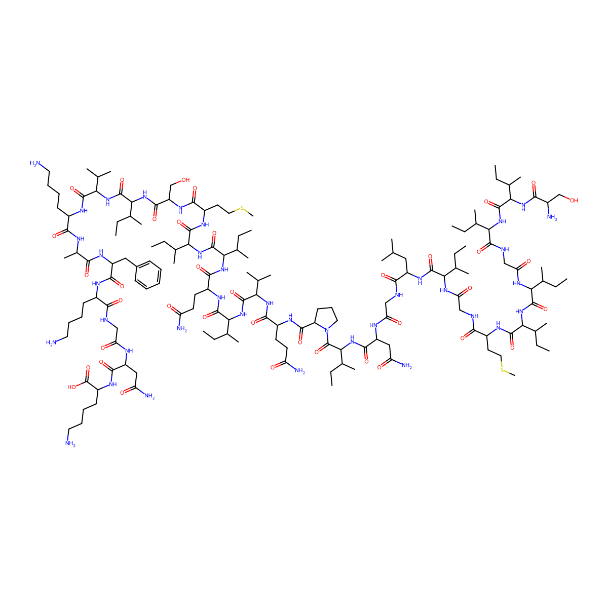 Candidalysin molecular structure, CAS 1906866-53-2