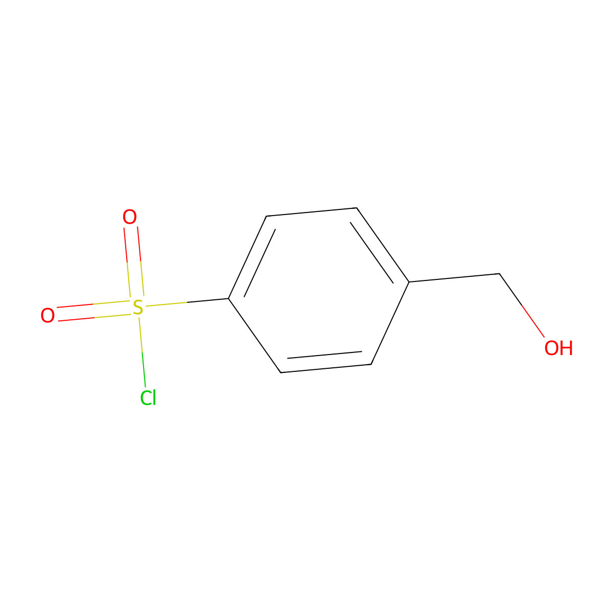 4-(Hydroxymethyl)benzene-1-sulfonyl chloride molecular structure, CAS 190711-48-9