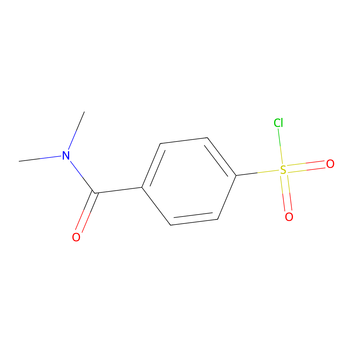 4-(Dimethylcarbamoyl)benzene-1-sulfonyl chloride molecular structure, CAS 190711-50-3