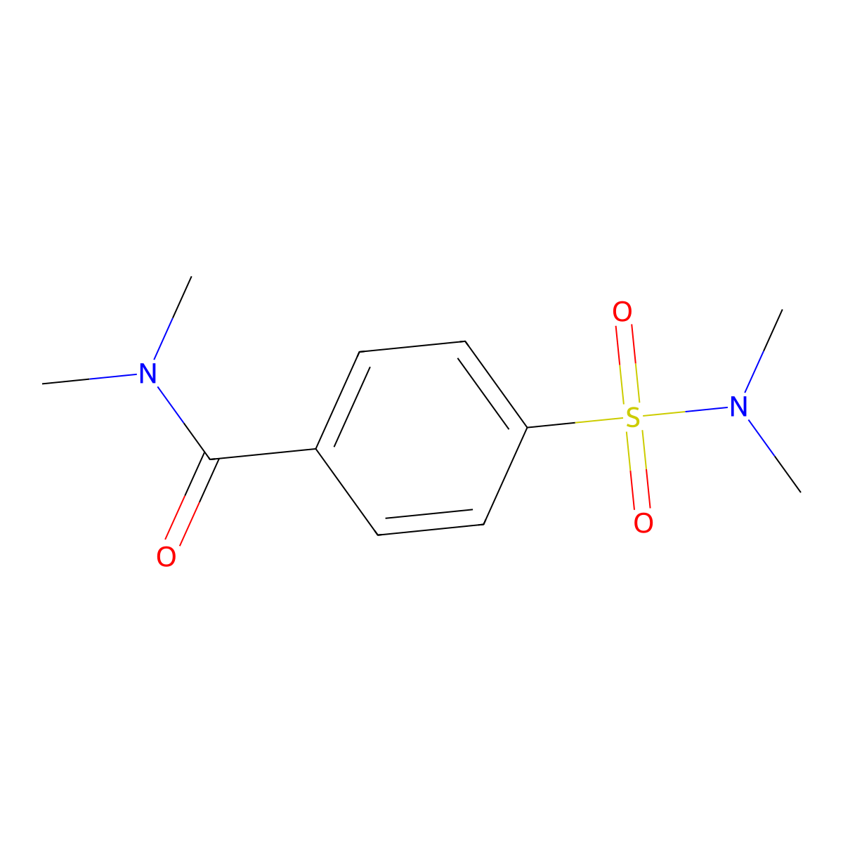 4-(dimethylsulfamoyl)-N,N-dimethylbenzamide molecular structure, CAS 190711-58-1