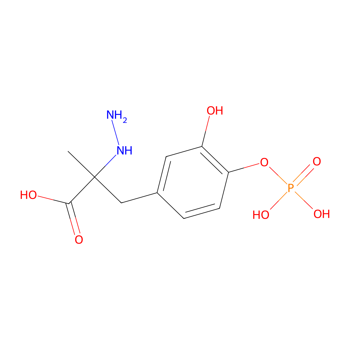 Foscarbidopa molecular structure, CAS 1907685-81-7