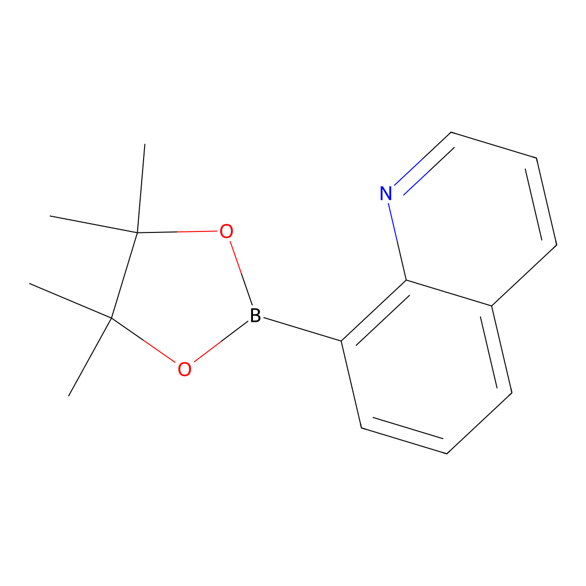 8-Quinolineboronic acid pinacol ester molecular structure, CAS 190788-62-6
