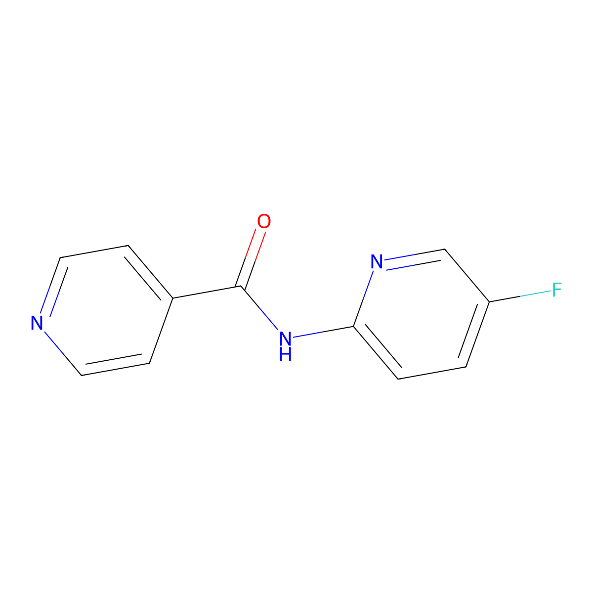 N-(5-Fluoropyridin-2-yl)pyridine-4-carboxamide molecular structure, CAS 1907948-87-1