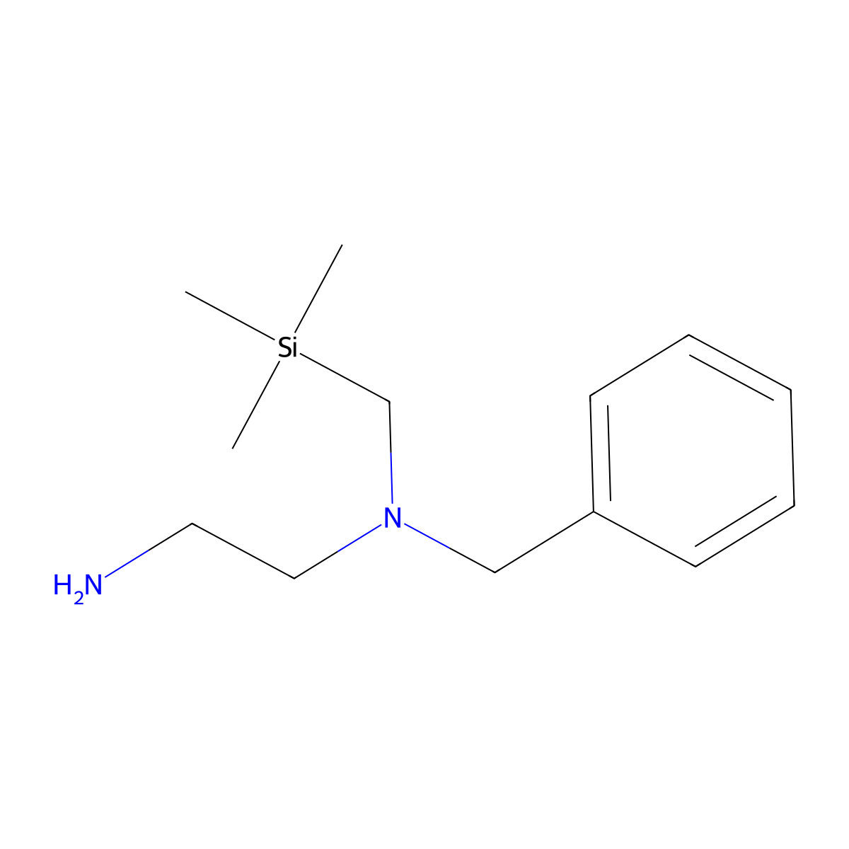 (2-Aminoethyl)(benzyl)((trimethylsilyl)methyl)amine molecular structure, CAS 1908469-38-4