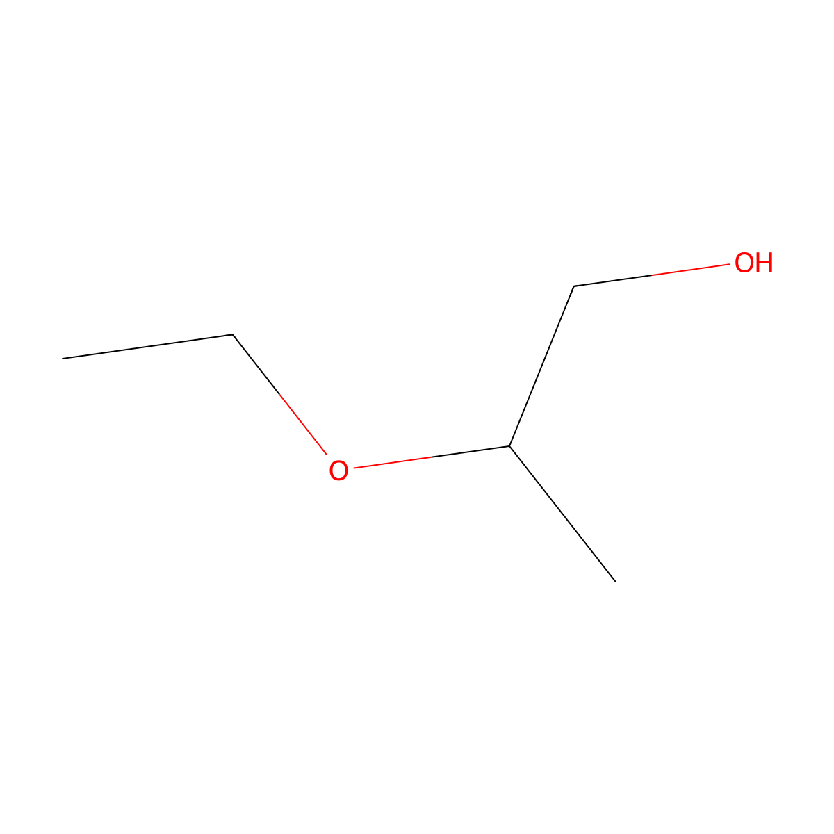 2-Ethoxy-1-propanol molecular structure, CAS 19089-47-5