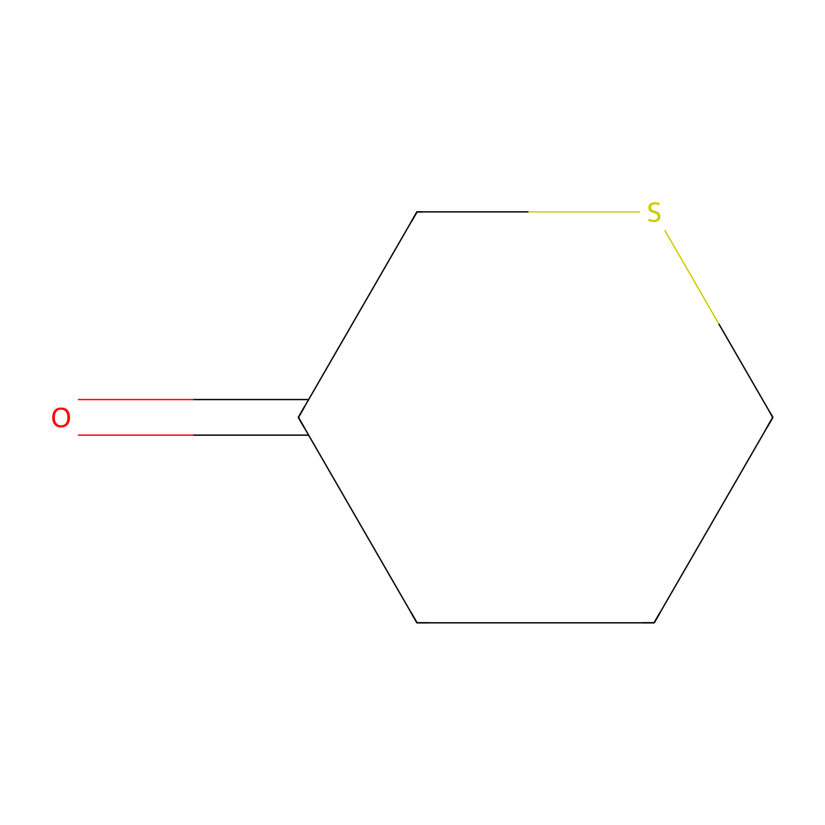 Dihydro-2H-thiopyran-3(4H)-one molecular structure, CAS 19090-03-0