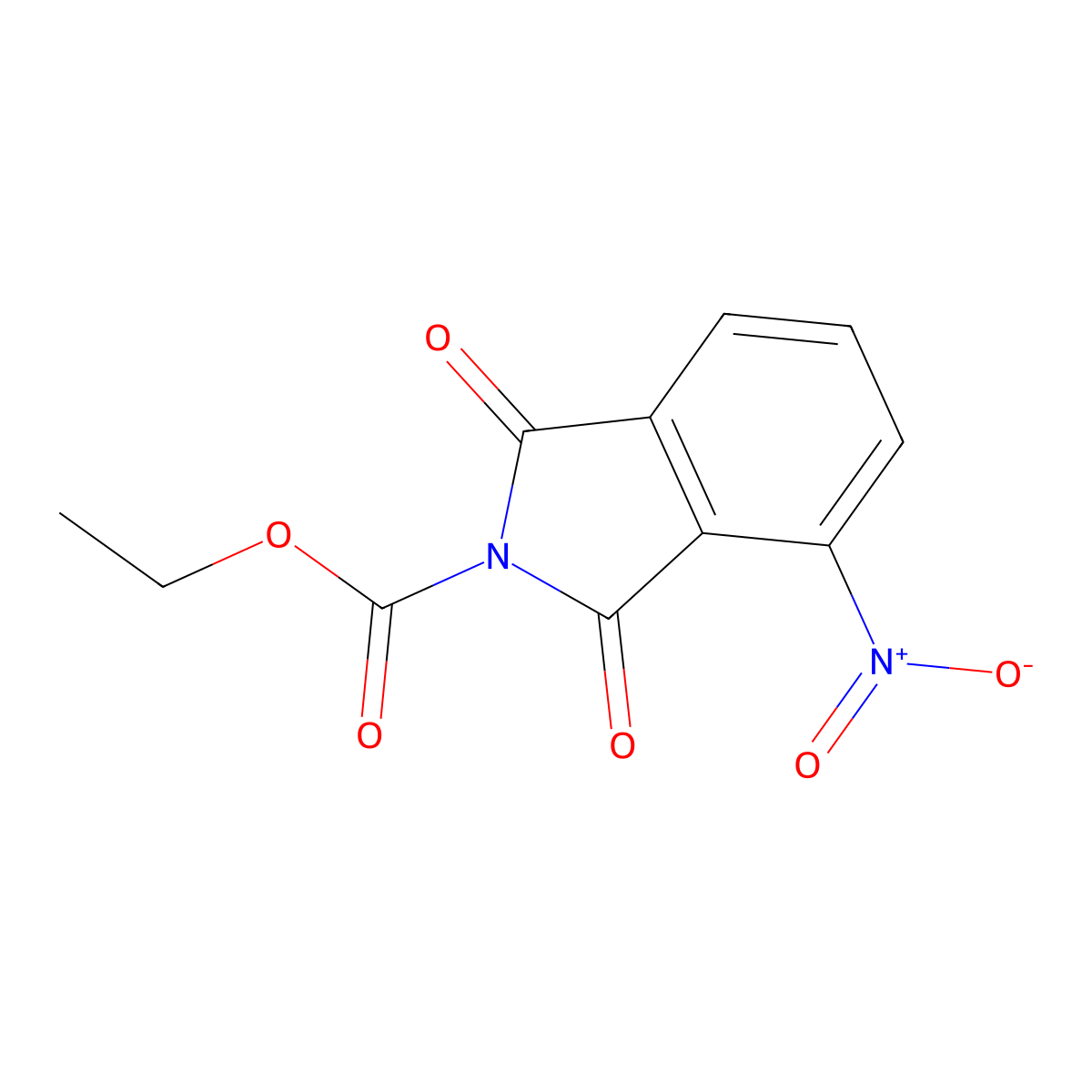 4-Nitro-N-carboethoxyphthalimide molecular structure, CAS 190910-88-4