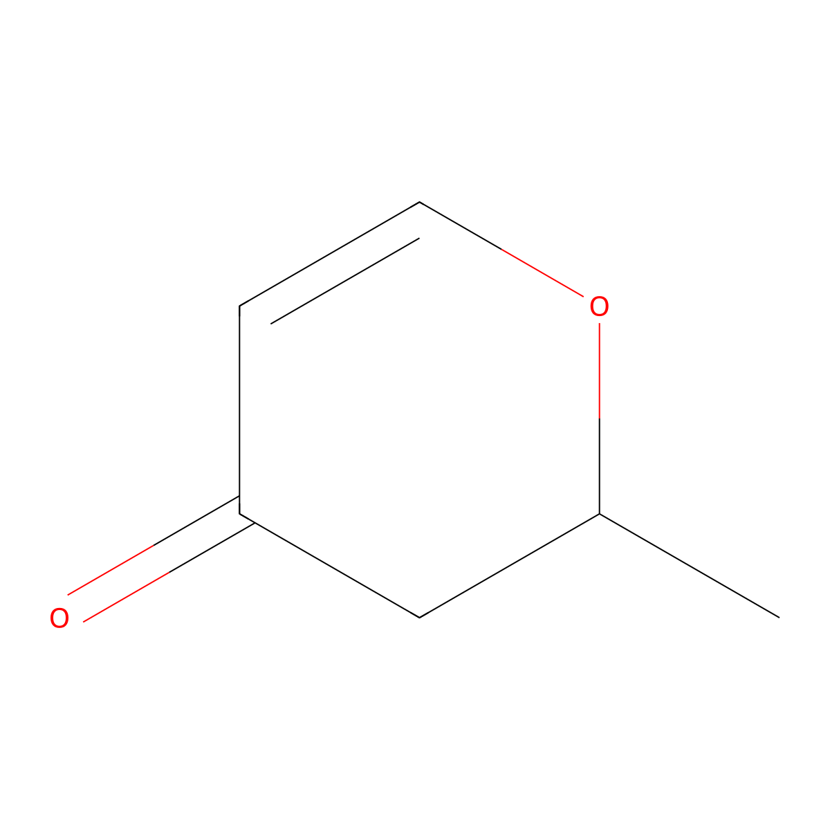 (R)-2-methyl-2H-pyran-4(3H)-one molecular structure, CAS 190912-17-5