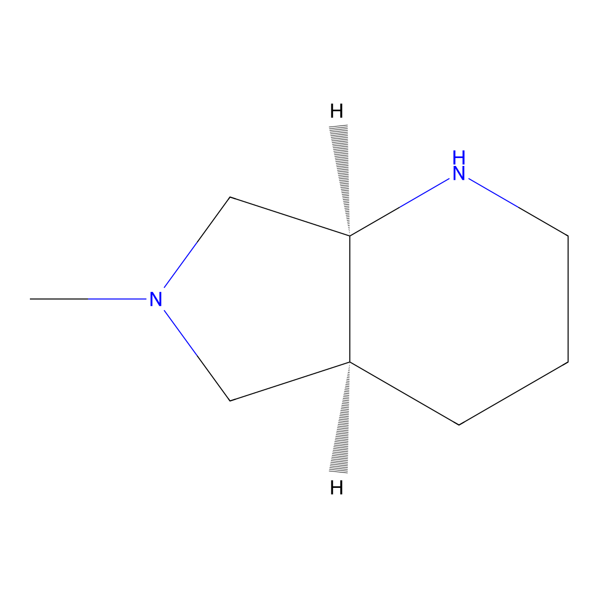 (4aS,7aS)-6-methyl-octahydro-1H-pyrrolo(3,4-b)pyridine molecular structure, CAS 1909286-87-8