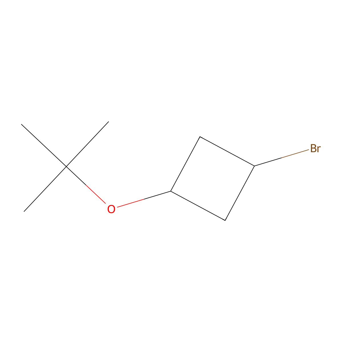 1-Bromo-3-(tert-butoxy)cyclobutane molecular structure, CAS 1909287-94-0