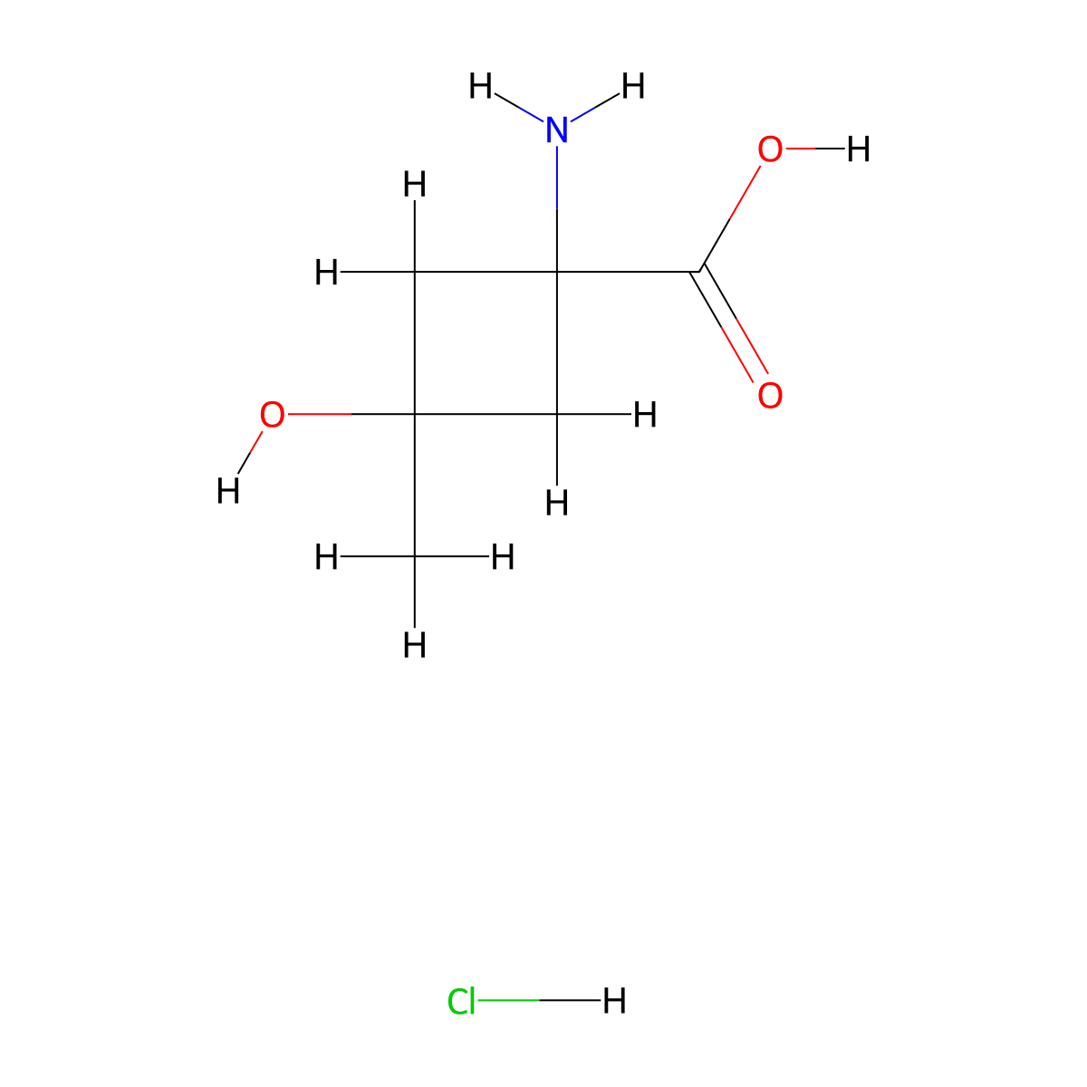 (1r,3s)-1-Amino-3-hydroxy-3-methylcyclobutane-1-carboxylic acid hydrochloride molecular structure, CAS 1909288-04-5