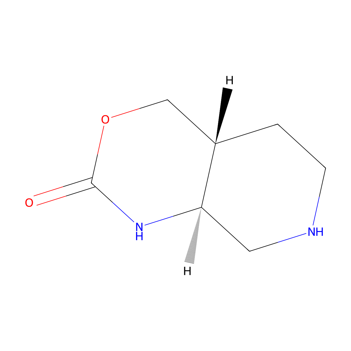 rac-(4aR,8aS)-octahydro-1H-pyrido[3,4-d][1,3]oxazin-2-one molecular structure, CAS 1909294-56-9