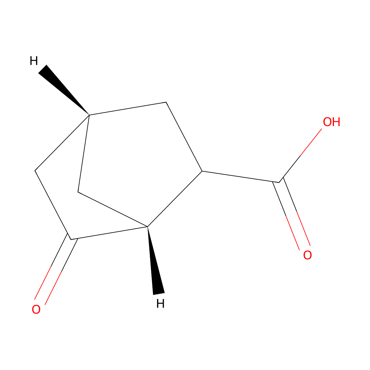 Rac-(1r,4s)-6-oxobicyclo[2.2.1]heptane-2-carboxylic acid molecular structure, CAS 1909301-17-2