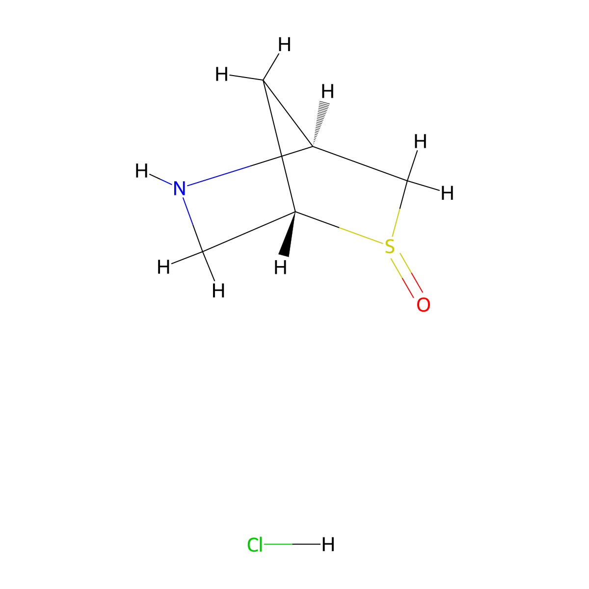 (1S,4S)-2lambda4-thia-5-azabicyclo[2.2.1]heptan-2-one hydrochloride molecular structure, CAS 1909301-38-7