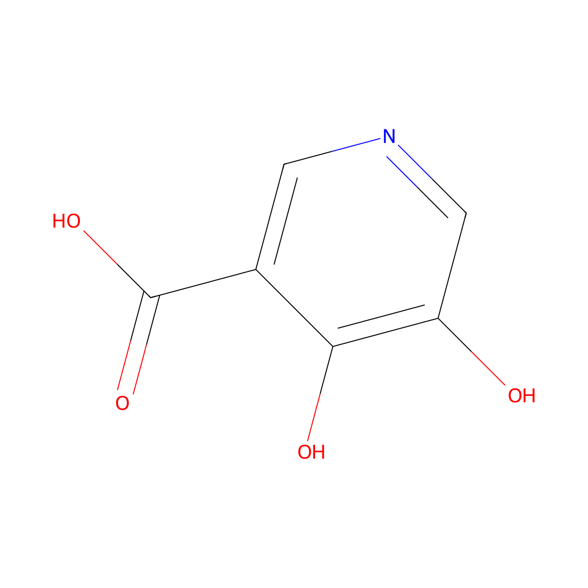 5-Hydroxy-4-oxo-1,4-dihydropyridine-3-carboxylic acid molecular structure, CAS 1909302-71-1