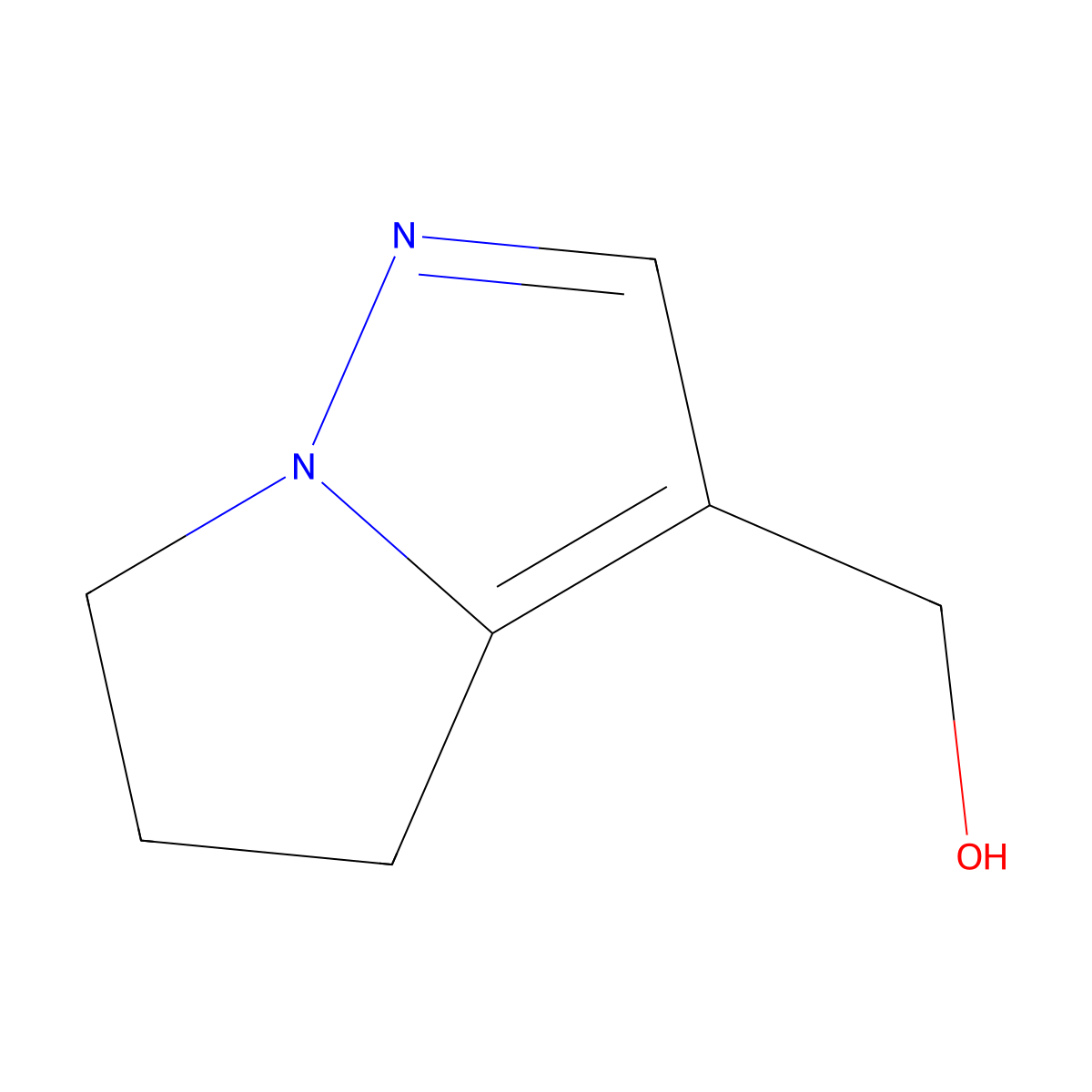 {4H,5H,6H-pyrrolo[1,2-b]pyrazol-3-yl}methanol molecular structure, CAS 1909305-08-3