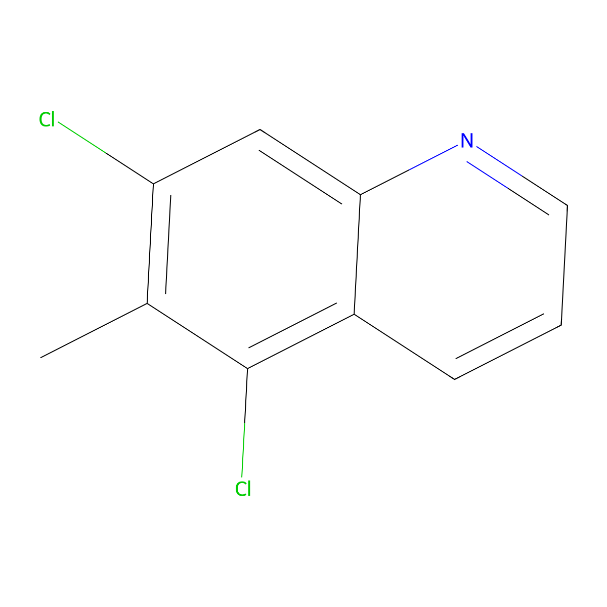 5,7-Dichloro-6-methylquinoline molecular structure, CAS 1909305-11-8