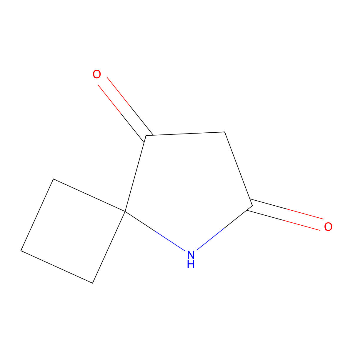 5-Azaspiro[3.4]octane-6,8-dione molecular structure, CAS 1909305-14-1