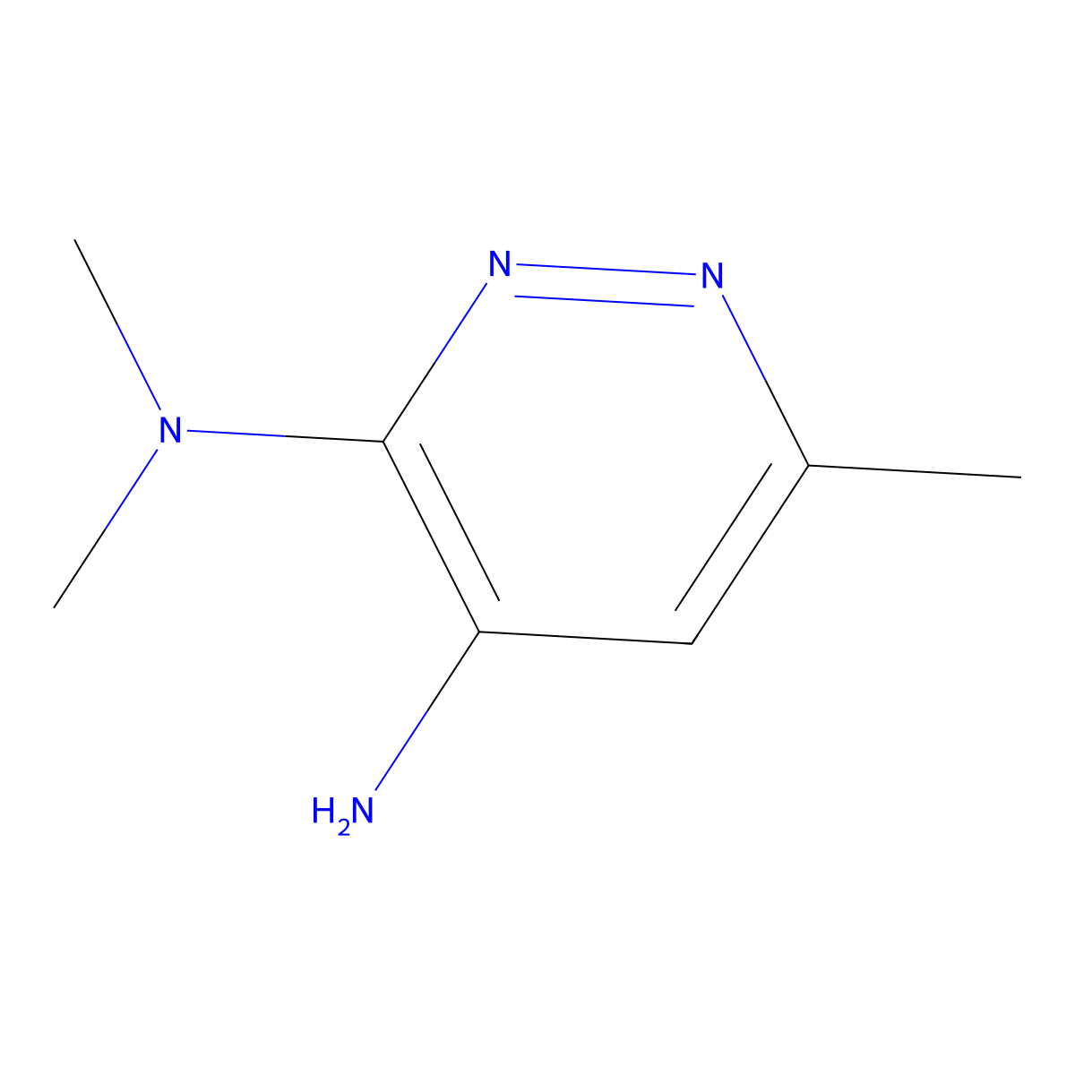 N3,N3,6-trimethylpyridazine-3,4-diamine molecular structure, CAS 1909305-17-4