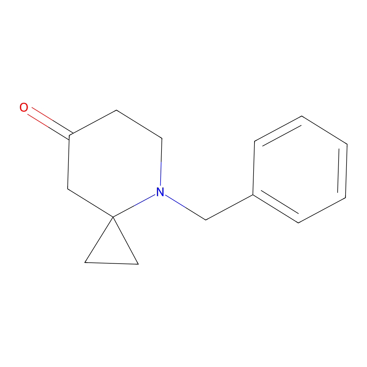 4-Benzyl-4-azaspiro(2.5)octan-7-one molecular structure, CAS 1909305-20-9