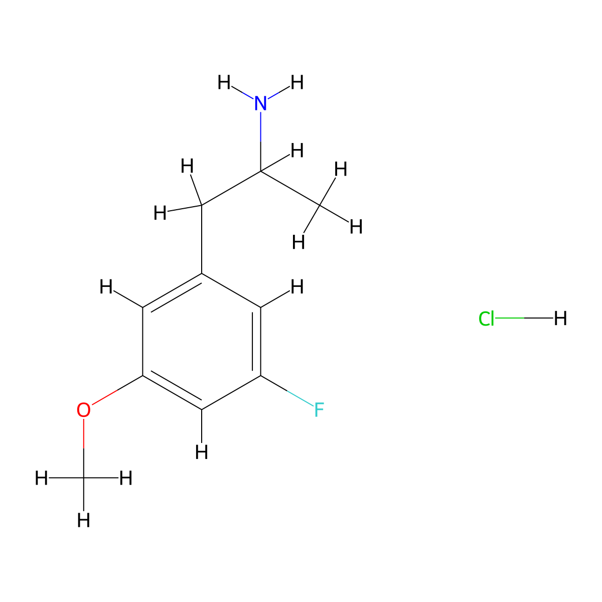 1-(3-Fluoro-5-methoxyphenyl)propan-2-amine hydrochloride molecular structure, CAS 1909305-73-2