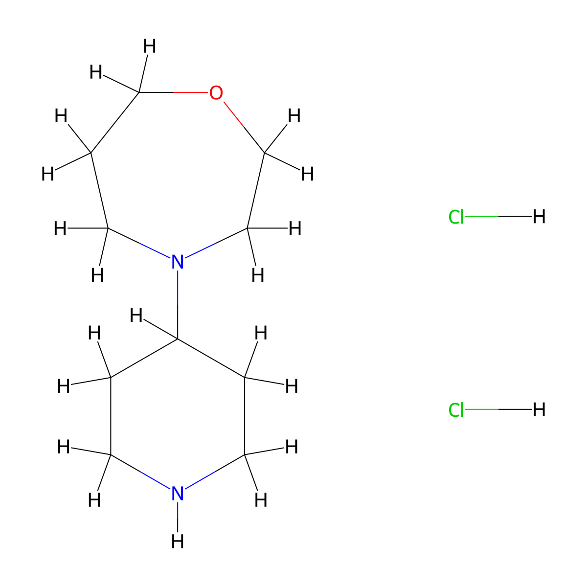 4-(Piperidin-4-yl)-1,4-oxazepane dihydrochloride molecular structure, CAS 1909306-29-1