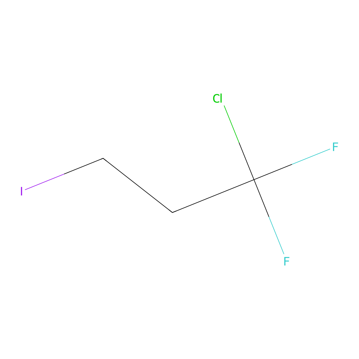 1-Chloro-1,1-difluoro-3-iodopropane molecular structure, CAS 1909309-69-8