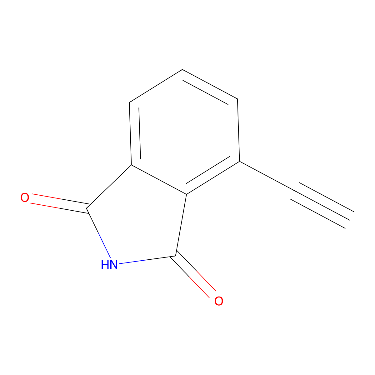 4-ethynyl-2,3-dihydro-1H-isoindole-1,3-dione molecular structure, CAS 1909309-81-4