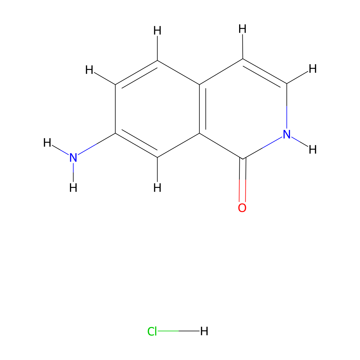 7-Amino-1,2-dihydroisoquinolin-1-one hydrochloride molecular structure, CAS 1909309-90-5