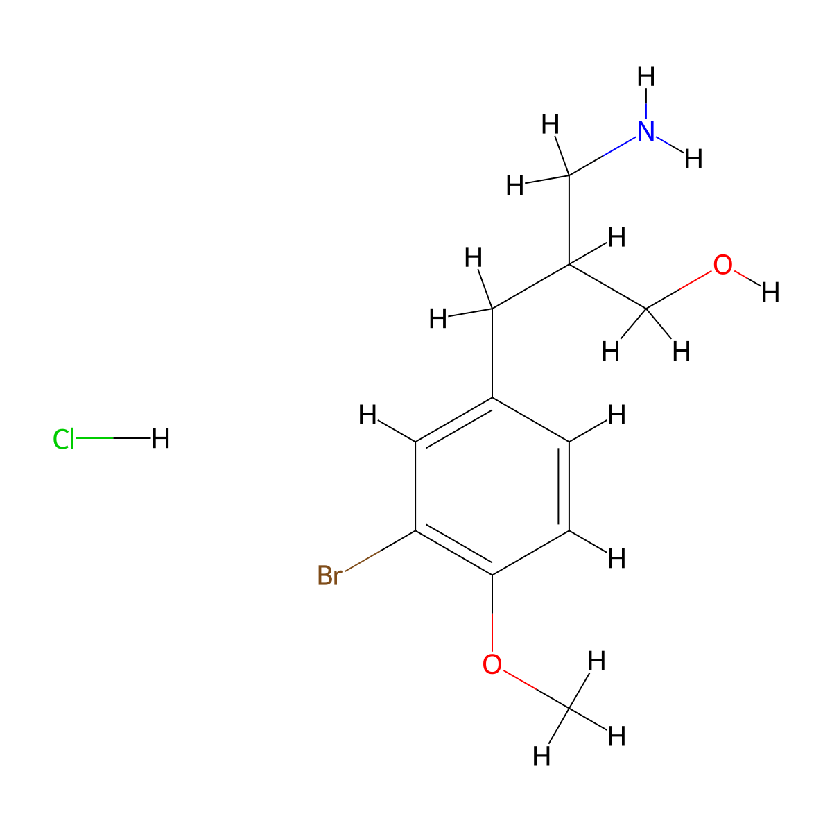 3-Amino-2-[(3-bromo-4-methoxyphenyl)methyl]propan-1-ol hydrochloride molecular structure, CAS 1909312-39-5