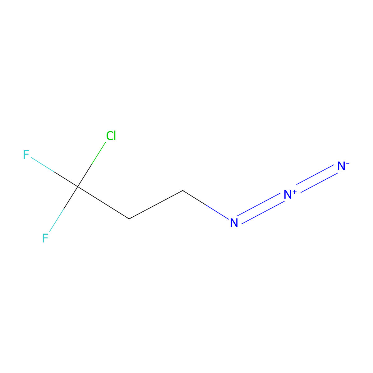 3-Azido-1-chloro-1,1-difluoropropane molecular structure, CAS 1909316-86-4