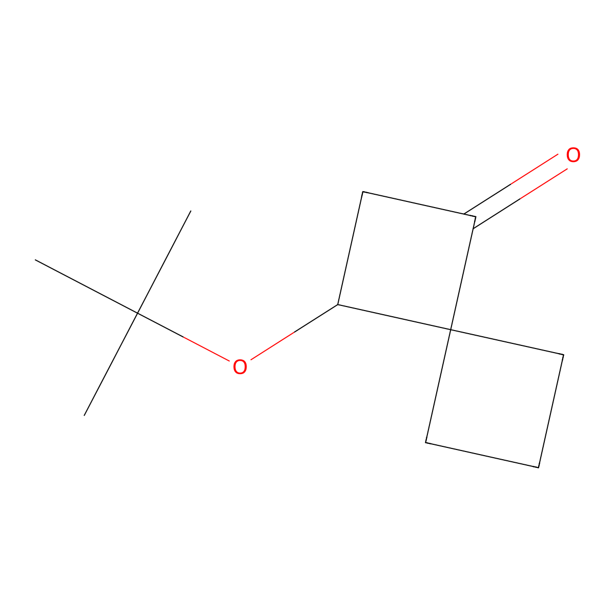 3-(tert-Butoxy)spiro[3.3]heptan-1-one molecular structure, CAS 1909317-13-0