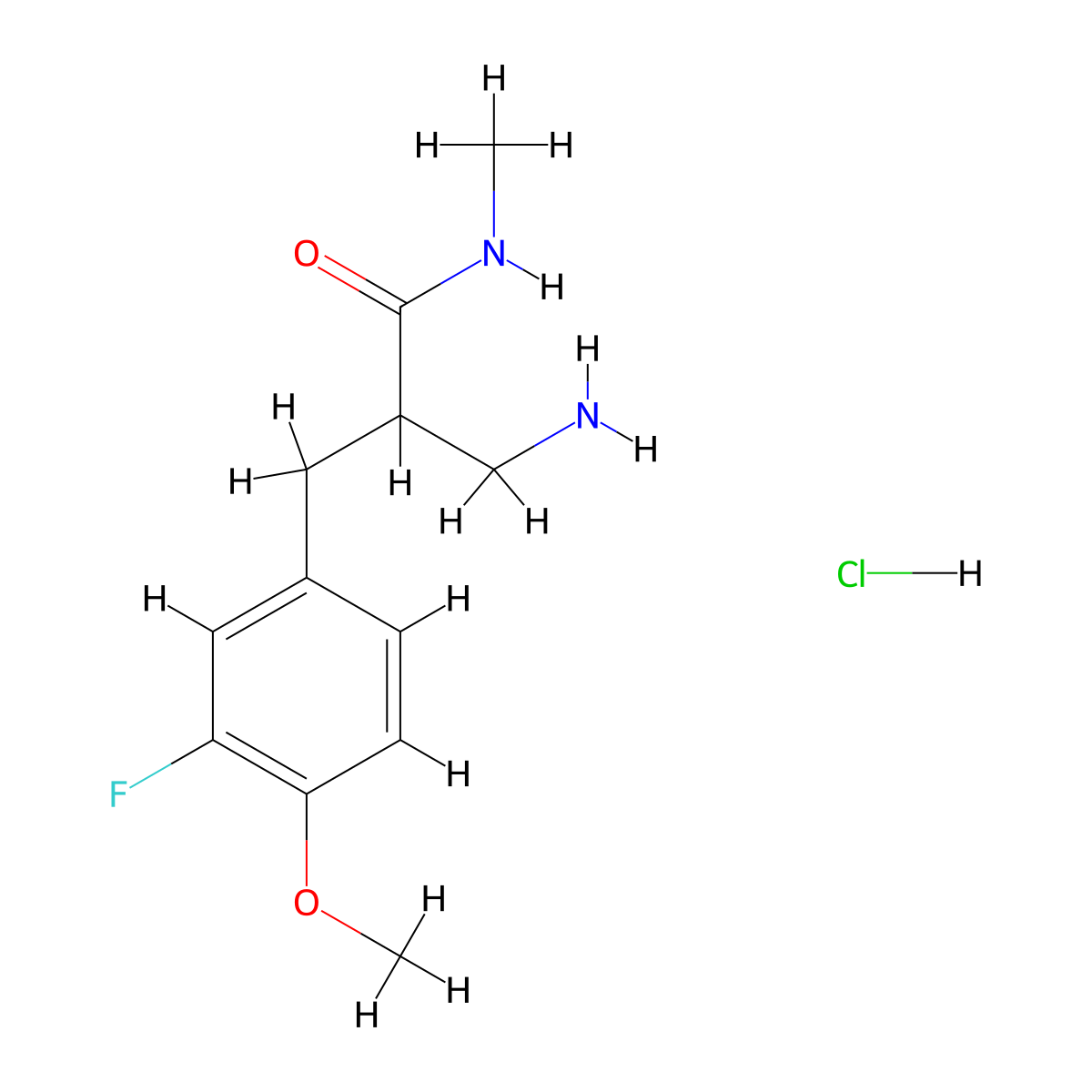 3-amino-2-[(3-fluoro-4-methoxyphenyl)methyl]-N-methylpropanamide hydrochloride molecular structure, CAS 1909318-79-1