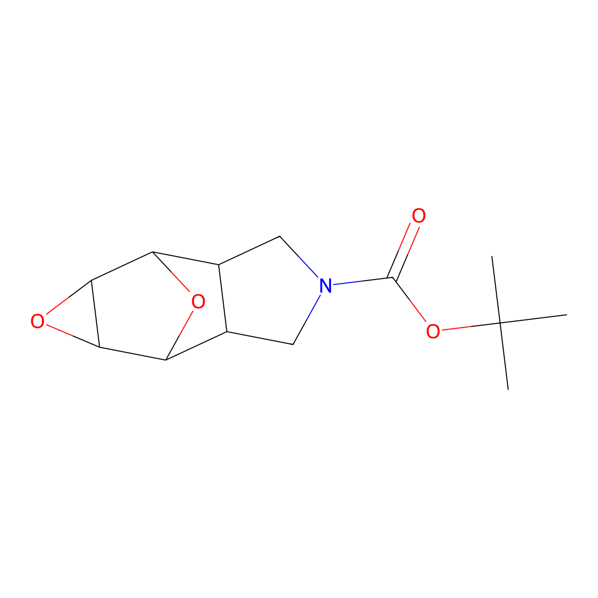 Tert-butyl 9,11-dioxa-4-azatetracyclo[5.3.1.0^{2,6}.0^{8,10}]undecane-4-carboxylate molecular structure, CAS 1909318-88-2