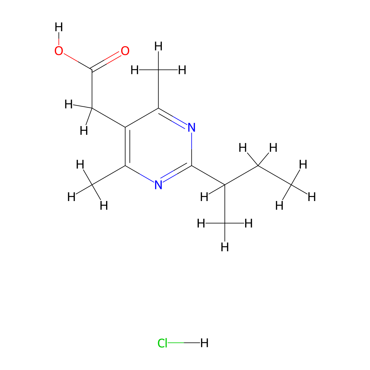 2-[2-(Butan-2-yl)-4,6-dimethylpyrimidin-5-yl]acetic acid hydrochloride molecular structure, CAS 1909320-00-8